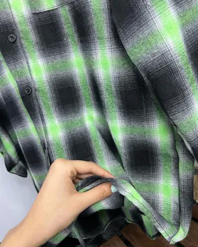 مانتو چهارخونه پشمی زنانه بهاره