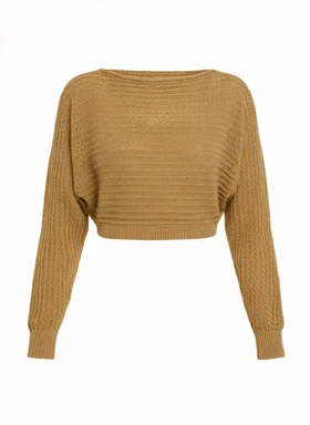 بافت کراپ بیسیک زنانه رزمری مدل Rose Merry CL3257