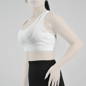 نیم‌تنه ورزشی زنانه الو مدل ES936 سفید