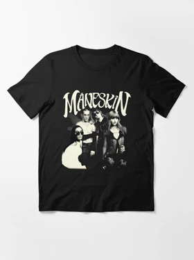 تیشرت گروه موسیقی MANESKIN | تیشرت منسکین طرح Maneskin Band Retro کد 157843