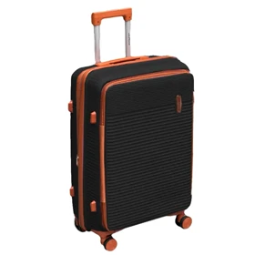 چمدان نشکن اسپید مدل SPEED-SPD213L LARGE سایز بزرگ - قابلیت باز شدن در از جلو (مشکی)