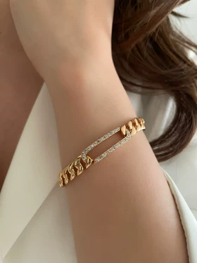 دستبند کارتیر پلاکدار ژوپینگ