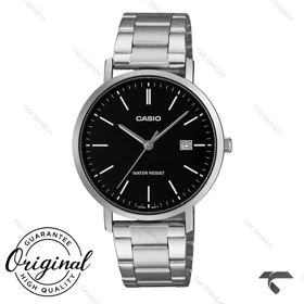 ساعت مچی کاسیو MTP-VT05D-1E مردانه سیلور صفحه مشکی Casio-10785-G