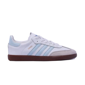 کتانی آدیداس مدل samba-سفید آبی کد 1120