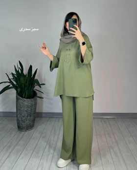 ست مانتو و شلوار هانا