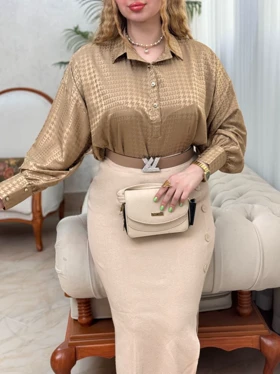 شومیز ساتن پیچازی 3432