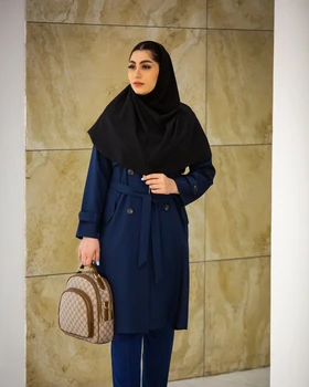 مانتو ژیله‌دار بلند