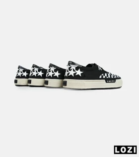 کفش اسنیکرزمشکی Amiri Stars Checkered