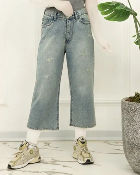 شلوار جین واید لگ زنانه 0937