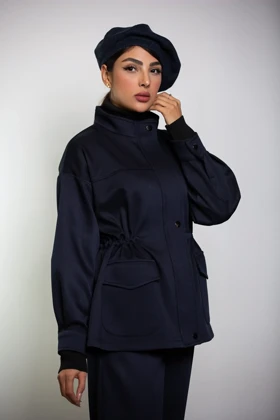 بارانی کجراه زیپ‌دار