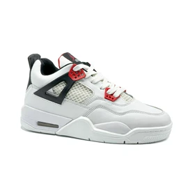 کفش کتانی ساق‌دار مردانه سفید Nike air jordan 4