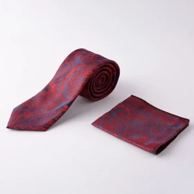 ست کراوات و پوشت جیبی مدل سزار