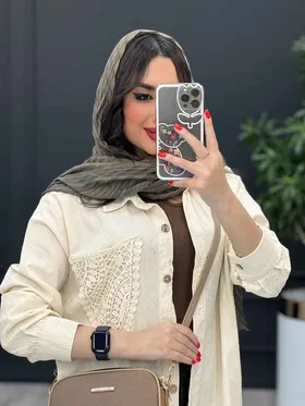 مانتو شومیزی جیب گیپور