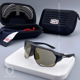 عینک 100% NOVRIK BLACK GREEN
