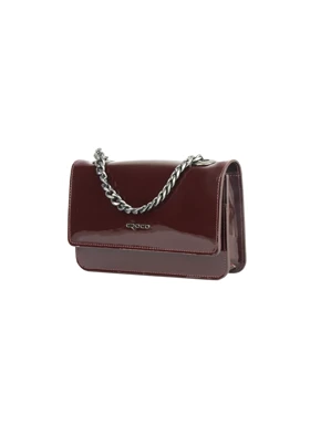 کیف مجلسی ورنی زنانه چرم کروکو مدل توکا