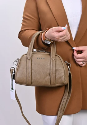 کیف زنانه مدل رویا BENO کد 5075 (نسکافه ای تیره)