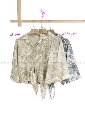 شومیز کراپ لونا چاپی