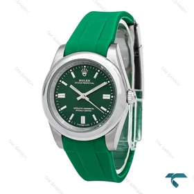 ساعت مردانه رولکس اویستر پرپچوال بند رابر سبز Rolex-6601-G