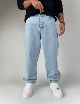 نیم بگ آبی یخی مردانه کد z32