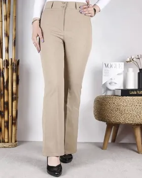 شلوار بوت کات (دمپا گشاد) گاواردین پارچه ترک سرمه ای/مشکی