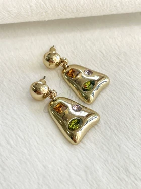 گوشواره پینترستی جواهری