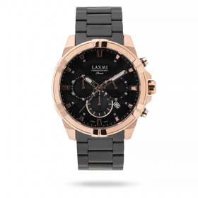 ساعت مچی مردانه لاکسمی بند استیل رزگلد کد Laxmi 8158