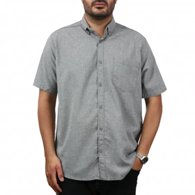 پیراهن آستین کوتاه لینن مردانه مدل 6215952