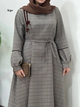 پیراهن مانتویی بلند سوپر کلوش سها