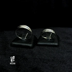 حلقه ست نقره زنانه ومردانه کدhs1027