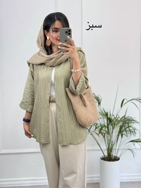 مانتو شومیزی ساوانا