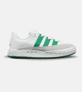 کفش کتانی مردانه سفید سبز ADIDAS TISCHTENNIS