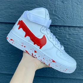 کفش ایرفورس ساق بلند کاستوم Custom Air Force 1