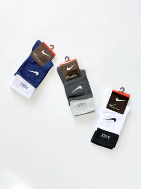 جوراب ساق‌دار نخ پنبه دو کش نایکی Nike