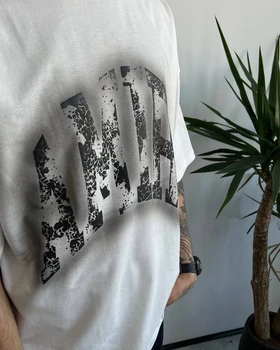 تیشرت پارچه دورس دونخ AMIRI رنگ سفید