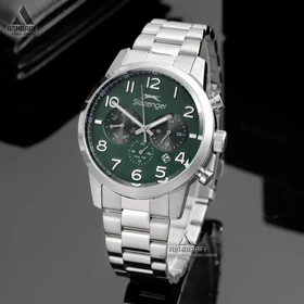 ساعت اسلازنجر صفحه سبز Slazenger SL.09.2499.2.02