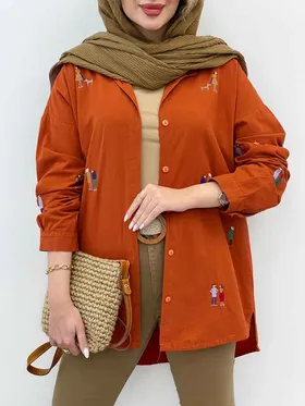 مانتو گلدوزی کارولین