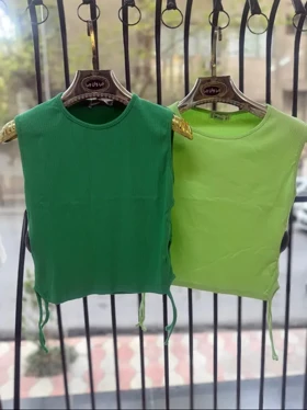 کراپ تاپ حلقه‌ای مهرو