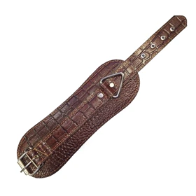 پا بند چرمی کراس اور بدنسازی سگک دار