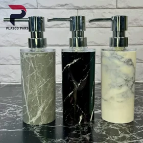 جا مایع استوانه بلند ماربل لیمون