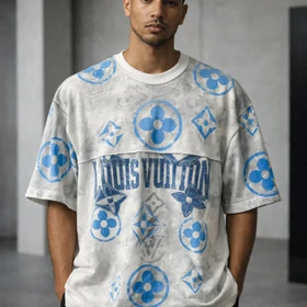 مسترکوالیتیتیشرت سفید کاستوم شده دو تیکه پشت و رو چاپ باکسی لش / فوق‌العاده جذاب و با کیفیت