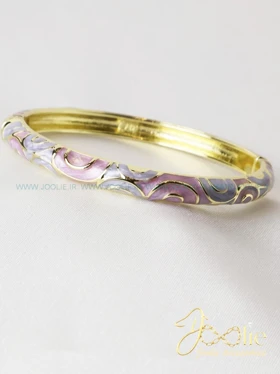 بنگل زنانه میناکاری کدB2128 (بنفش)