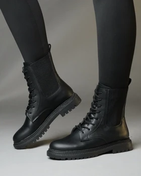 کفش زمستانی زنانه نیم بوت کلاسیک