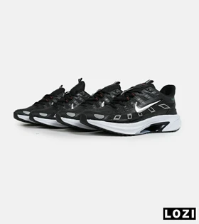 کفش کتانی مردانه و زنانه مشکی نقره ای نایک NIKE P-6000