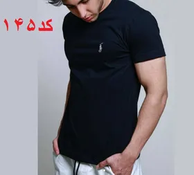 تیشرت یقه گرد polo رنگ مشکی