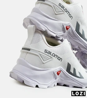 کفش کتانی مردانه و زنانه سفید Salomon waterproof