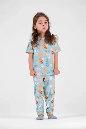 ست آستین کوتاه و شلوار بهاری