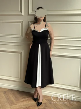 پیراهن دکلته چاک‌دار