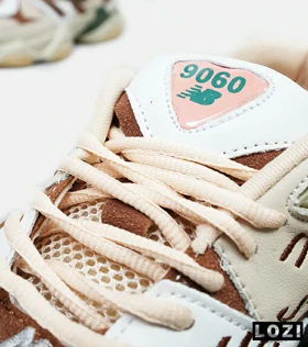 کفش کتانی مردانه و زنانه کرم قهوه ای سبز NEW BALANCE 9060