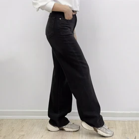 شلوار جین نیم بگ 1007505