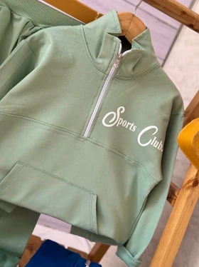 ست نیم زیپ اسپرت بچگانه